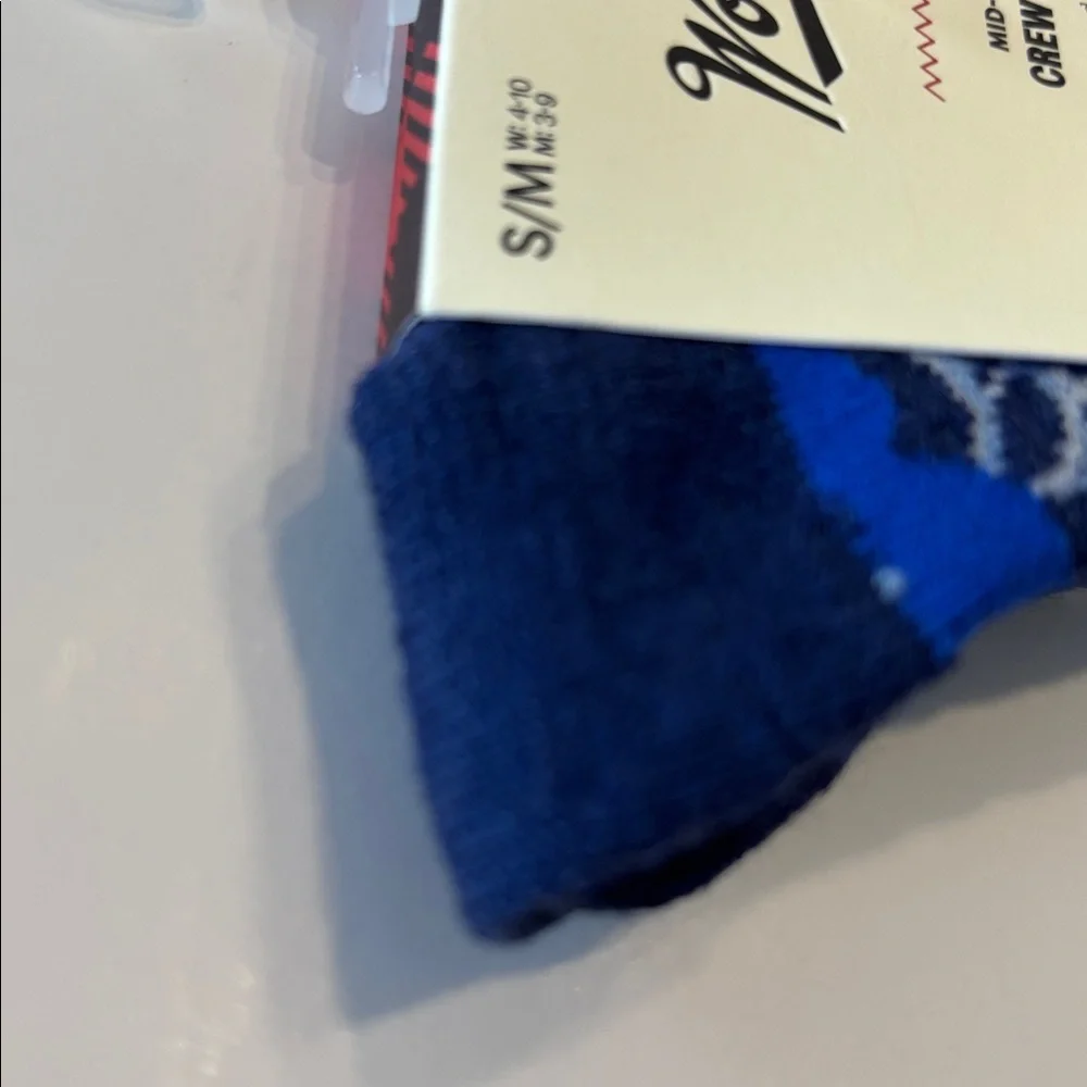 Woolrich x Target LIMITED EDITION Blue Floral Crew Socks